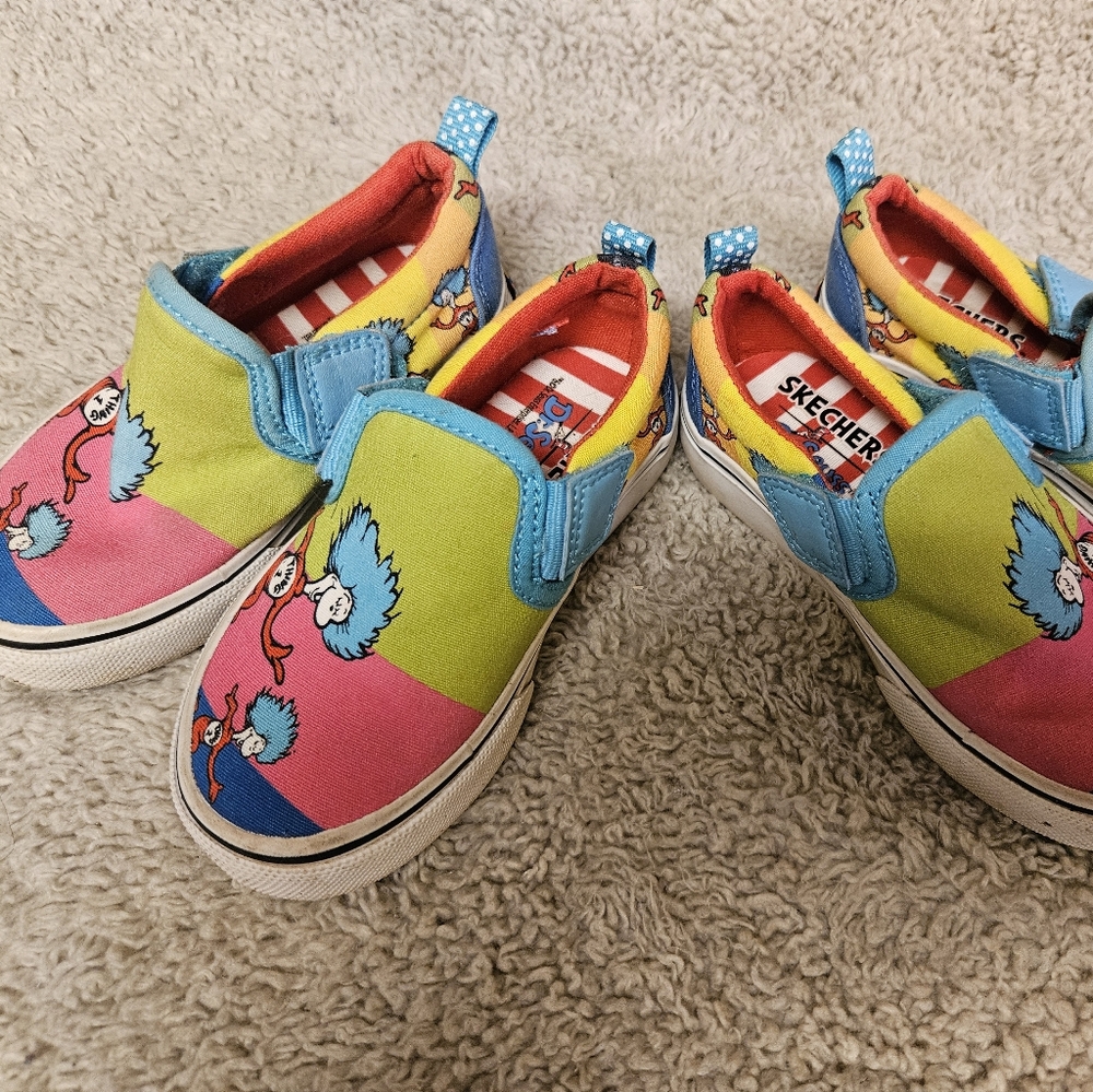 Skechers Kids Slip-On Sneakers in Pink, Blue, Green, Yellow
